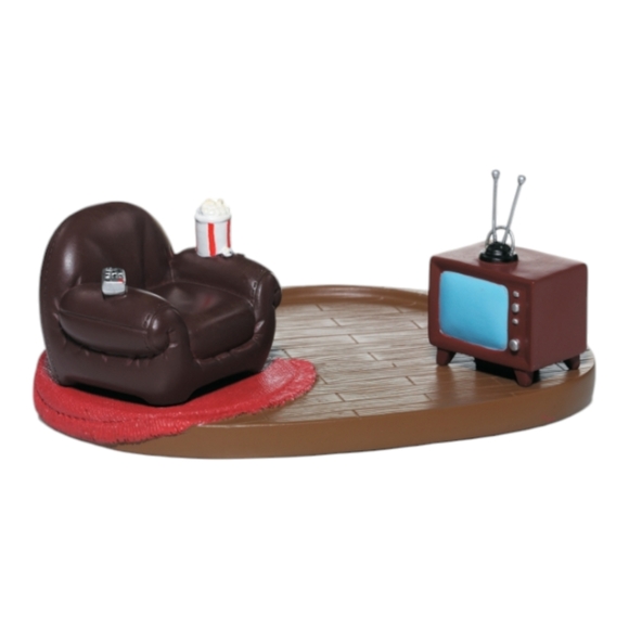 Vintage Yankee Candle Man Cave Tv Arm Chair Jar Holder - Picture 11 of 11